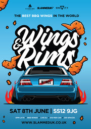 Wings & Rims Summer BBQ Ticket - Sat June 8th